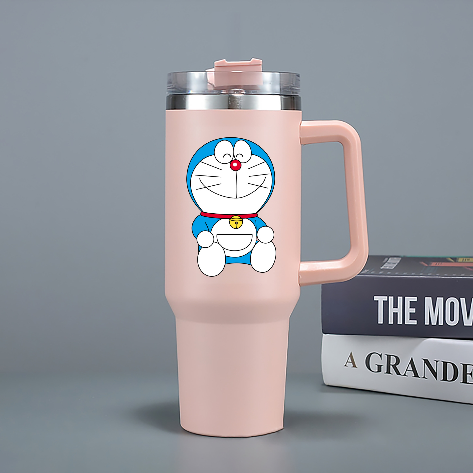 （画像用） ドラえもん Doraemon 1200mL車用タンブラー（カラープリント）